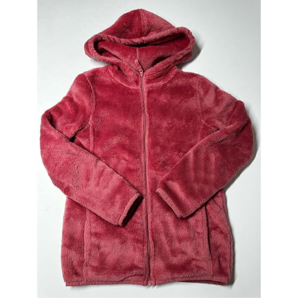 OshKosh B'gosh Girls Long Sleeve Hooded Jacket Fleece Size 8